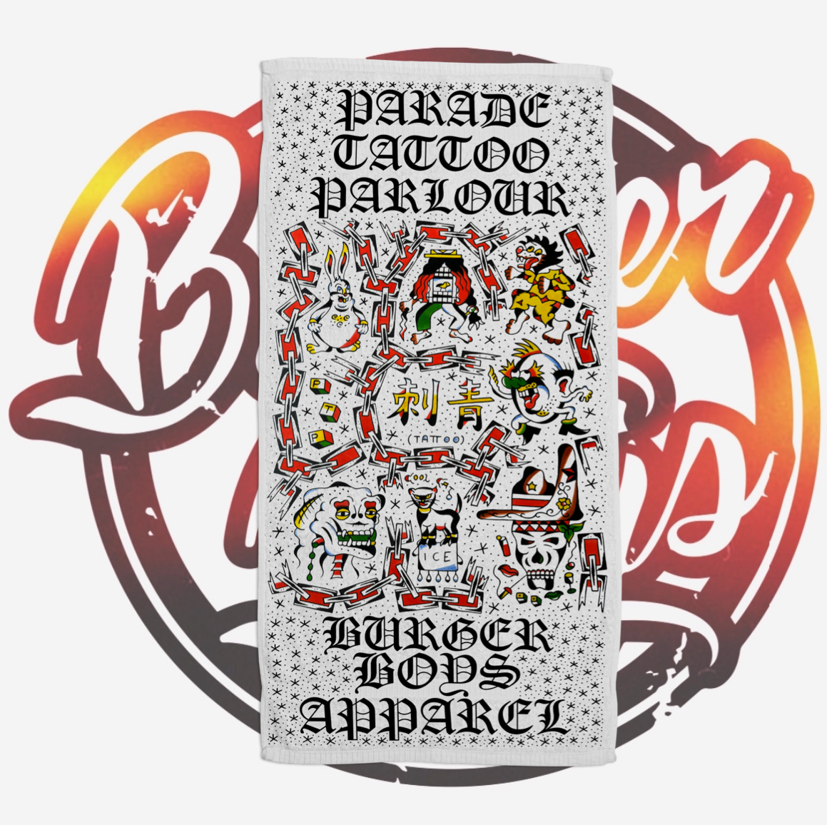 FLASH BEACH TOWEL X PARADE TATTOO PARLOUR