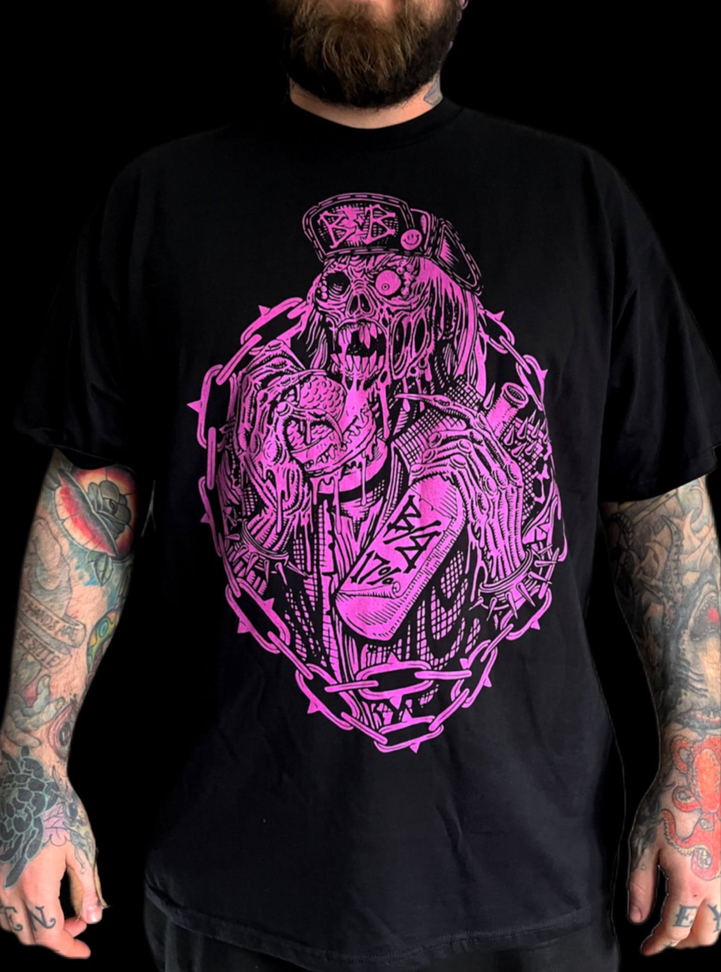 PINK ZOMBIE T-SHIRT X ELLIOTT WELLS